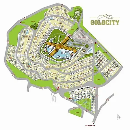 2+1 In Goldcity 5-stars Daire *